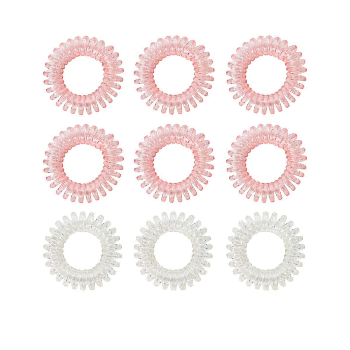 GymBeam elastici capelli a spirale set 9 pezzi palestra