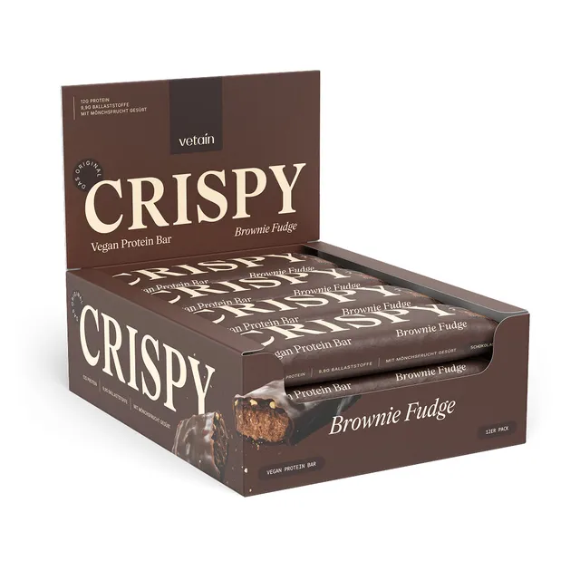 Vetain Crispy Barretta Proteica Brownie Fudge 12 pack