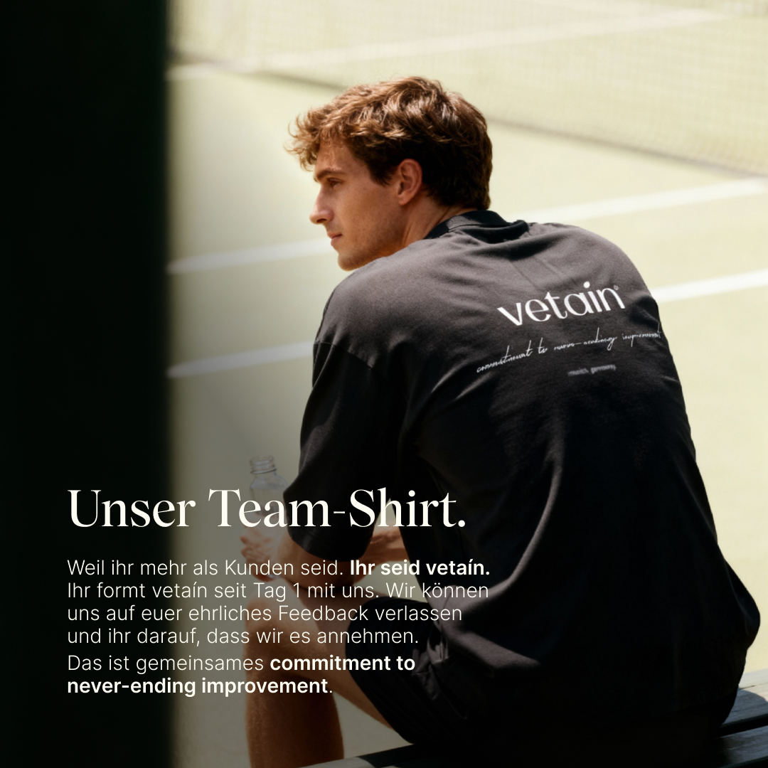 Vetain Zubehör Team T-Shirt maglietta cotone nero taglia M L