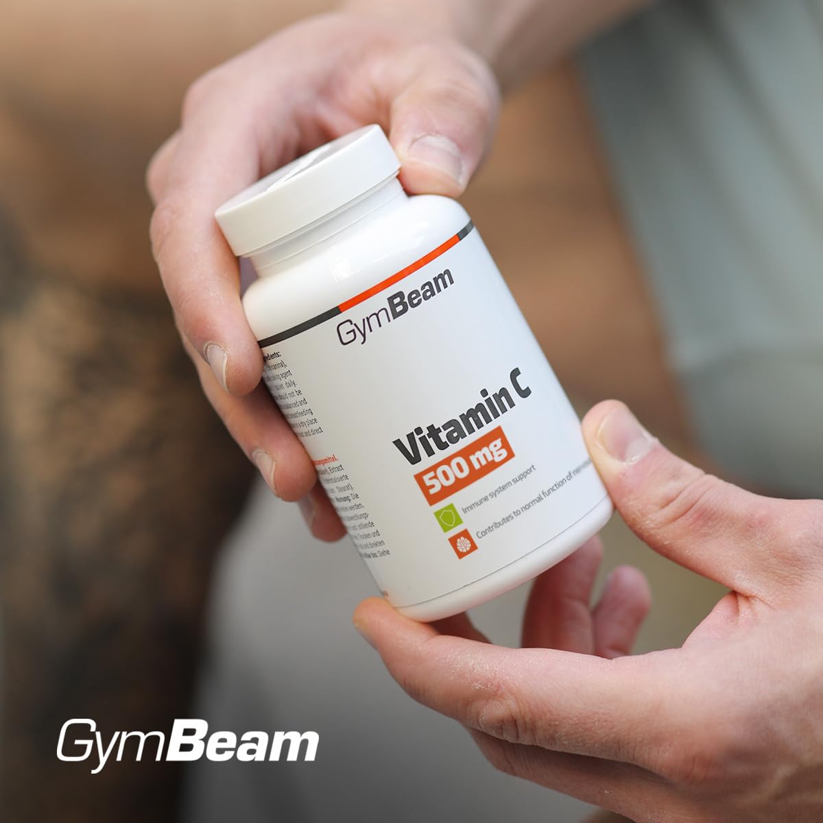 GymBeam Vitamina C 500 mg Capsule Acido Ascorbico Immunità
