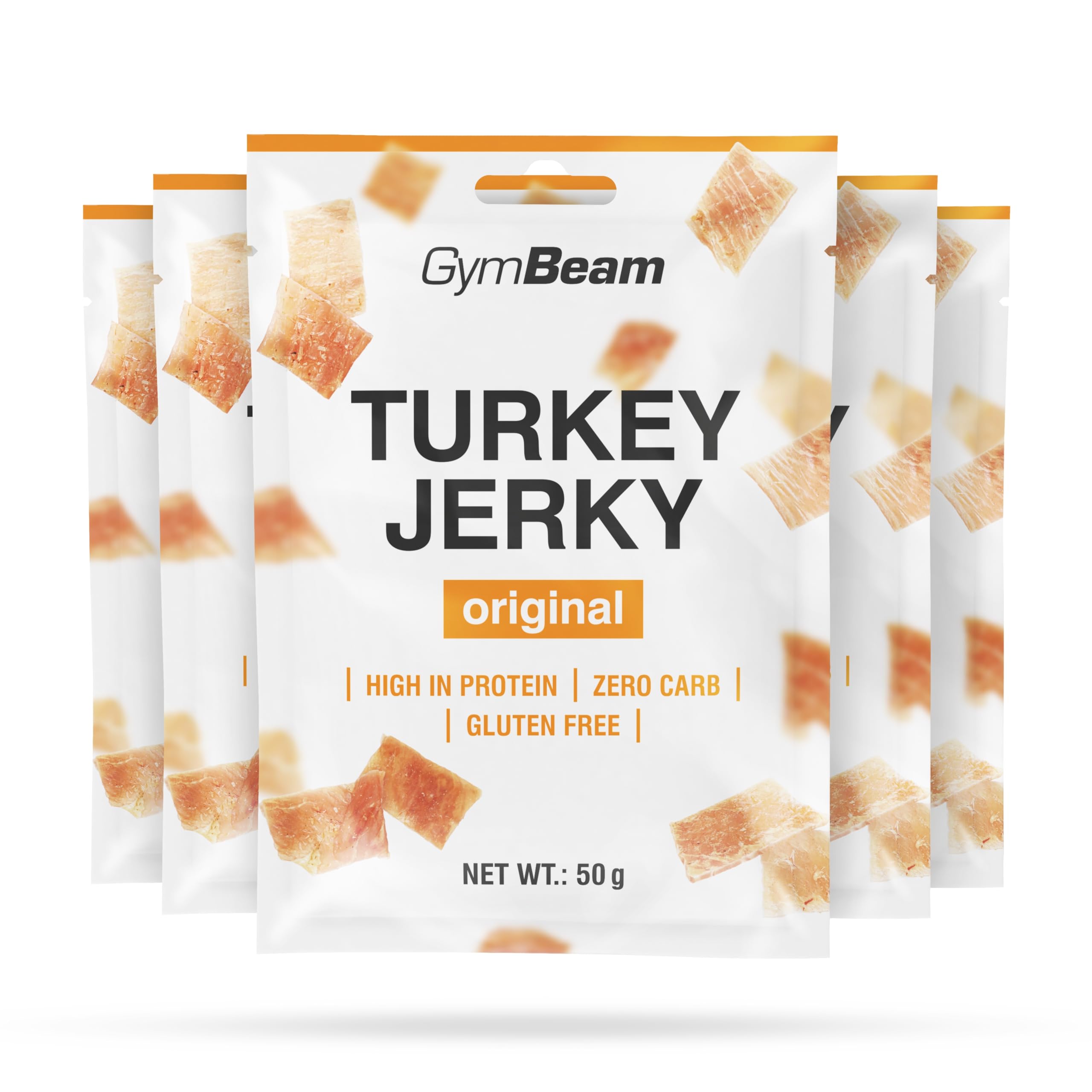 GymBeam Turkey Jerky carne secca tacchino 50 g proteine