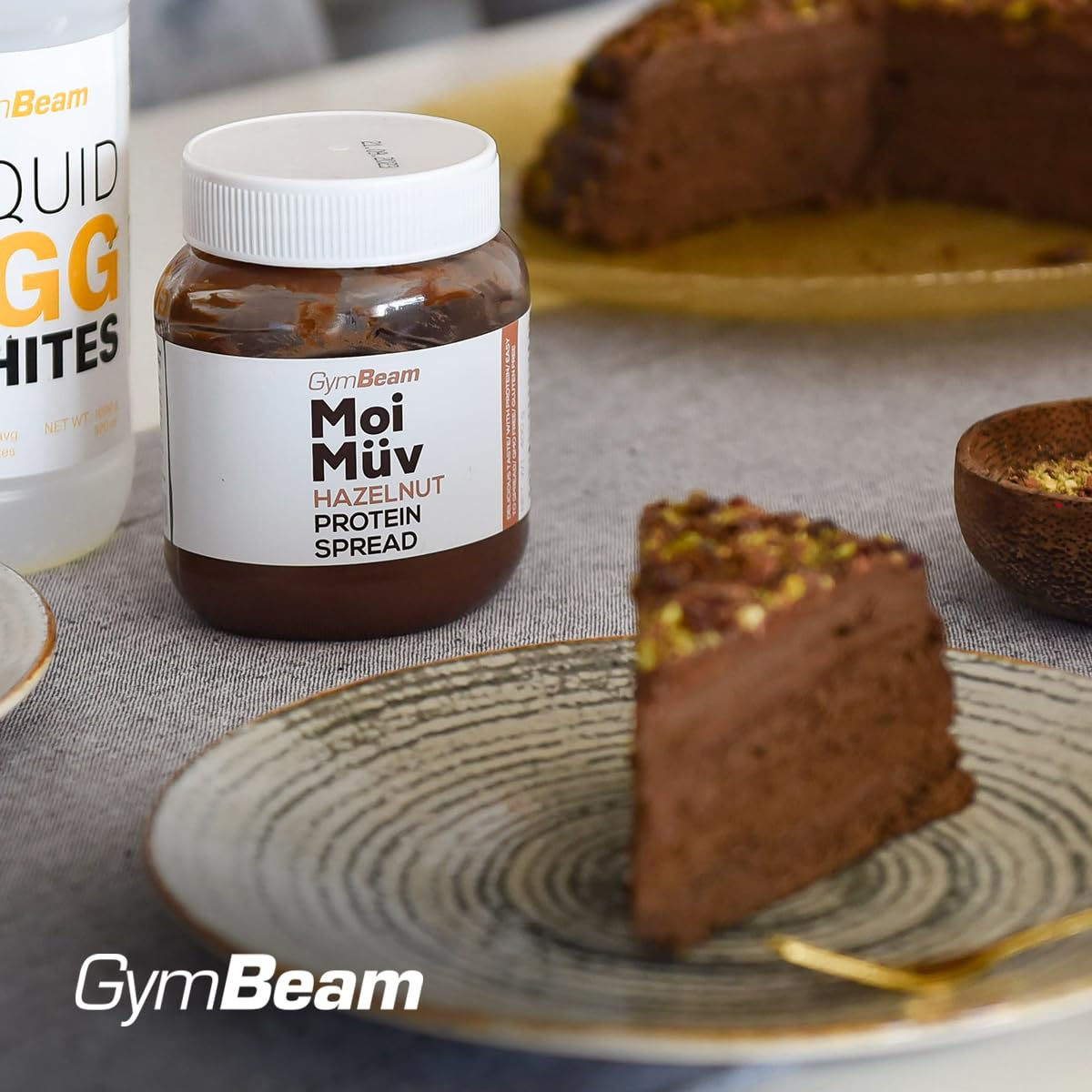 GymBeam MoiMüv Crema Proteica 400 g Nocciola Senza Zuccheri