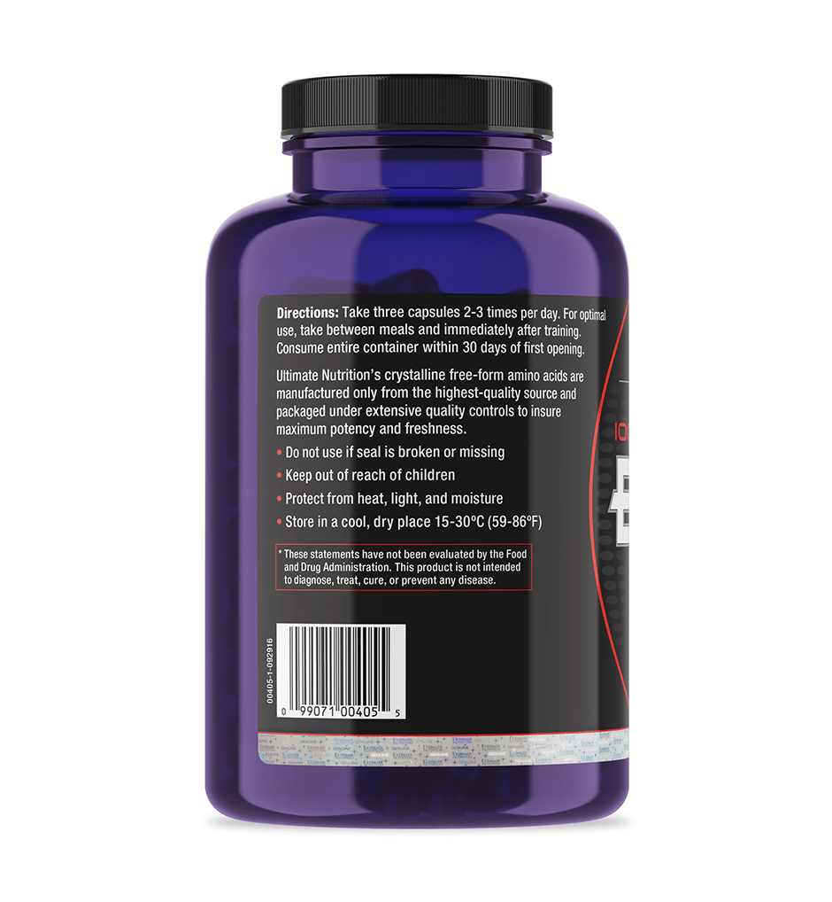 Ultimate Nutrition Performance Recovery 100% Crystalline BCAA compresse 120ct