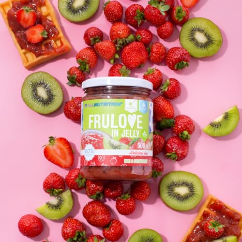 AllNutrition FRULOVE Marmellata Kiwi Fragole 500 g Senza Zucchero