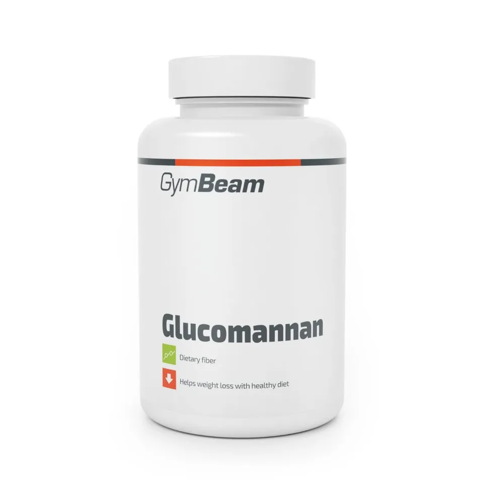 GymBeam Bruciagrassi Glucomannano 120 cpr integratore fibra sazietà