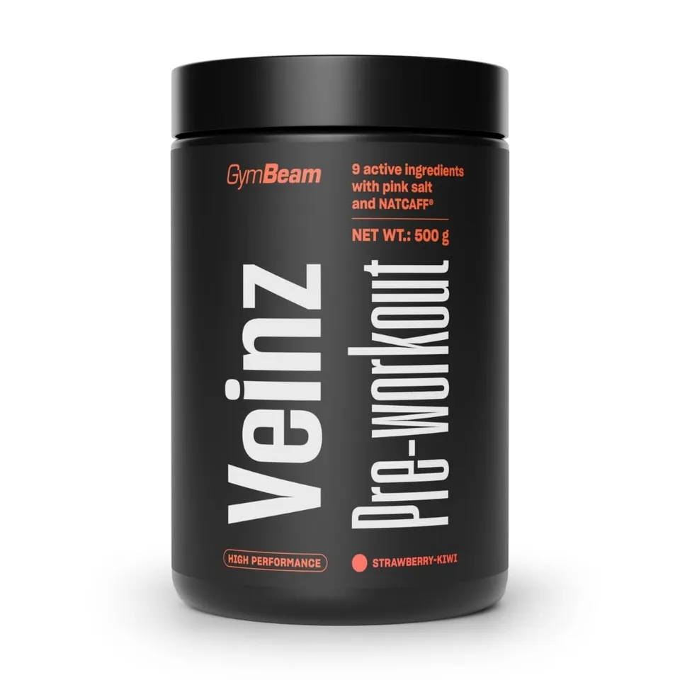 GymBeam Veinz Pre-Workout 500 g fragola kiwi pump
