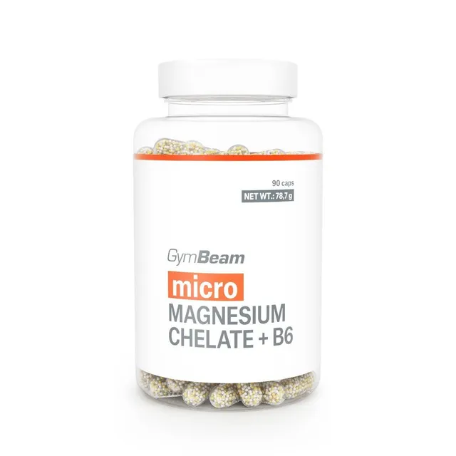 GymBeam Minerali Magnesio Chelato B6 90 Capsule Rilascio Graduale