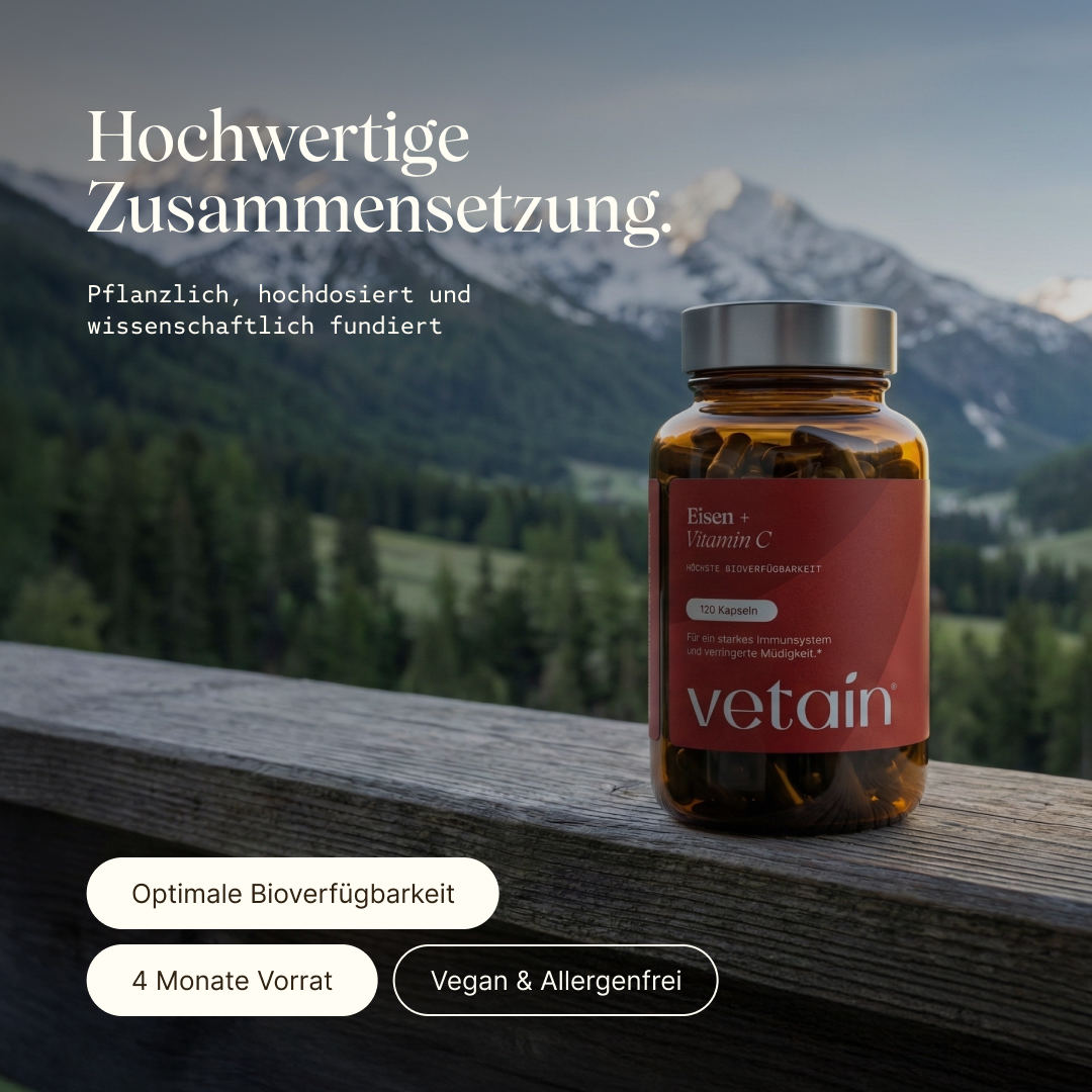 Vetain Ferro + Vitamina C 120 Capsule Bisglicinato Vegan