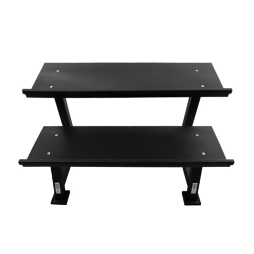 GymBeam Rastrelliera Manubri acciaio 400 kg 2 livelli