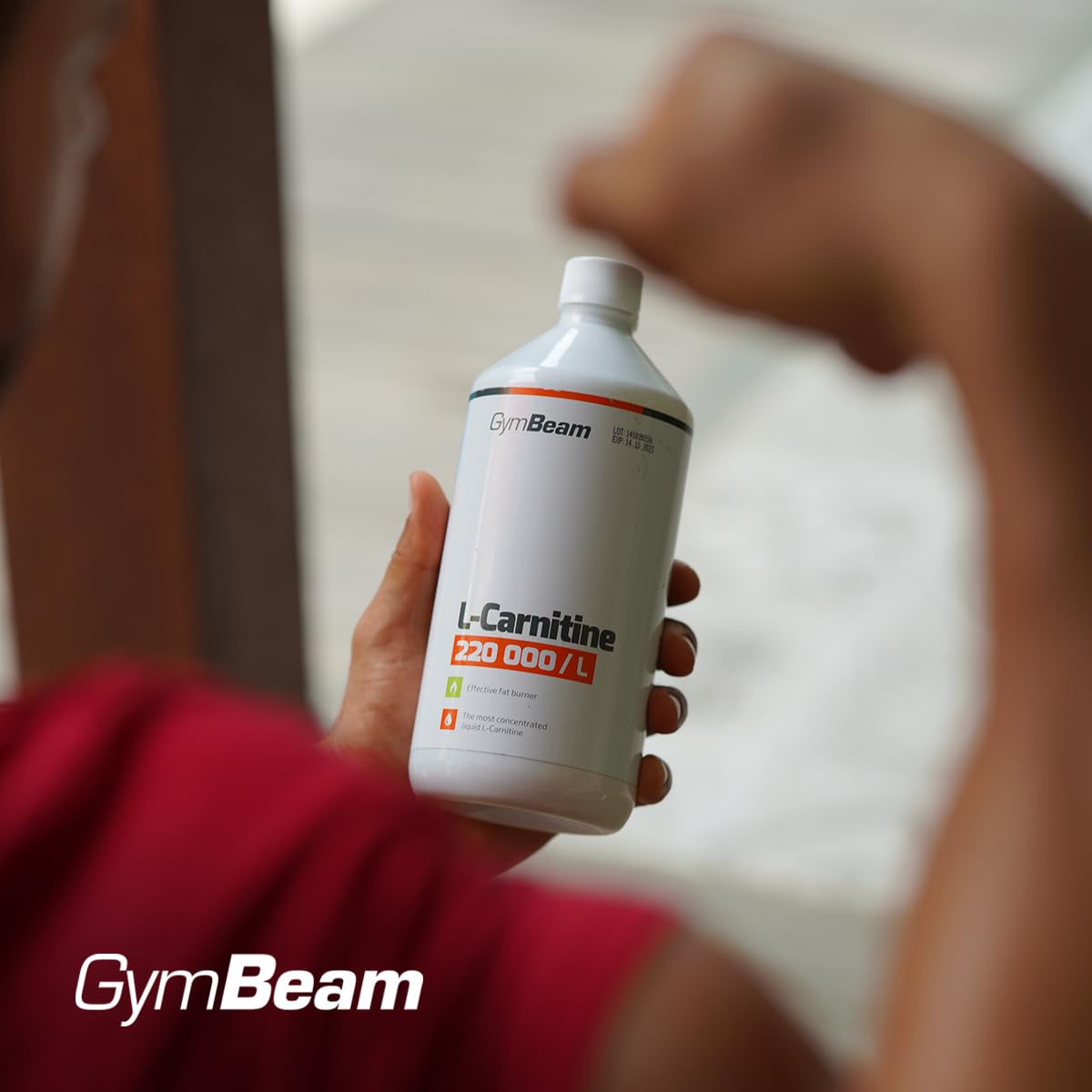 GymBeam L-Carnitina Liquida Arancia 1000ml Bruciagrassi