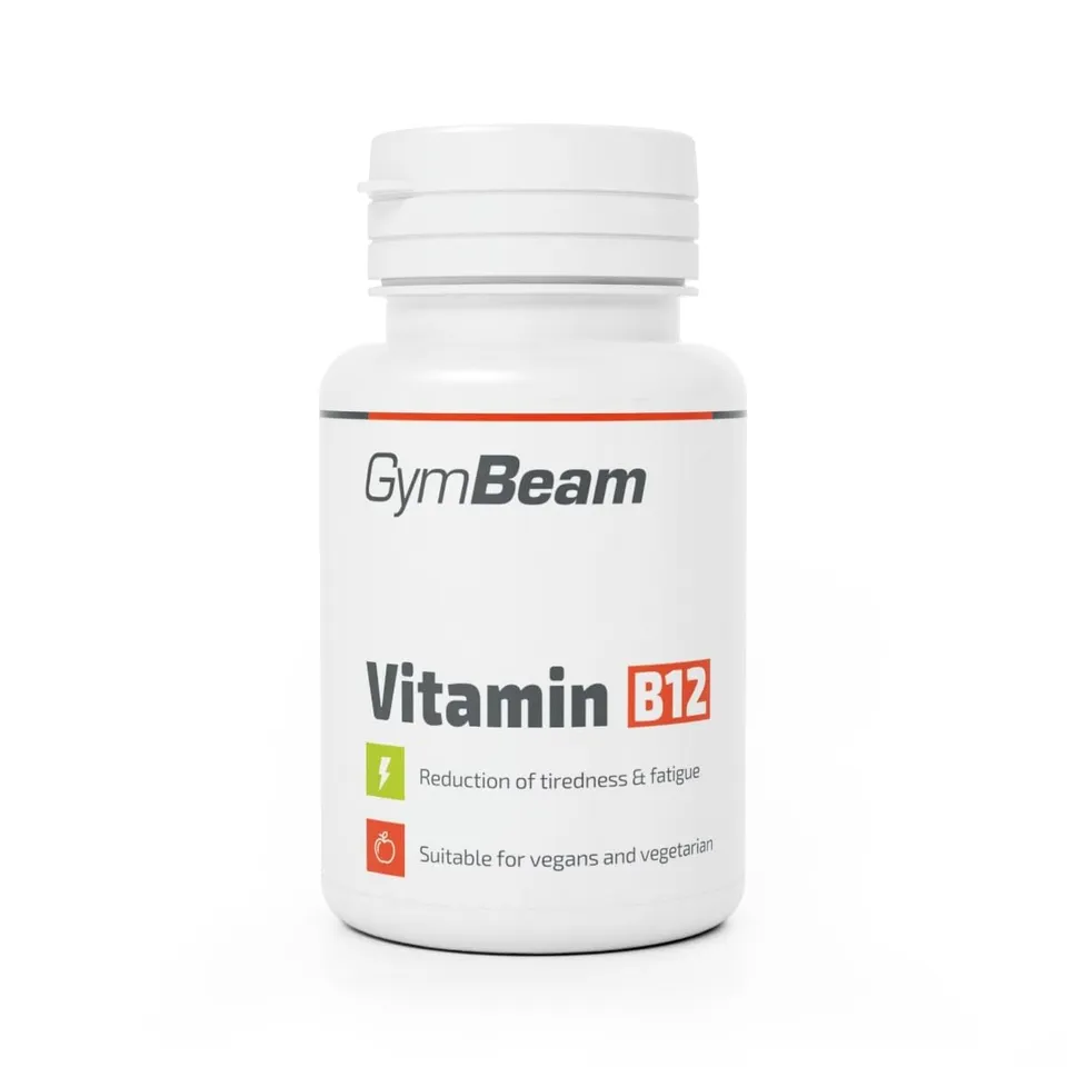 GymBeam Vitamina B12 90 Compresse Energia Sistema Nervoso Vegani