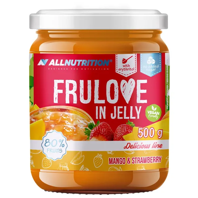 AllNutrition Frulove gelatina mango fragola senza zucchero 500g