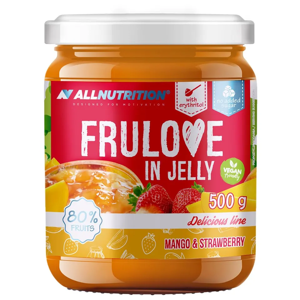 AllNutrition Frulove gelatina mango fragola senza zucchero 500g