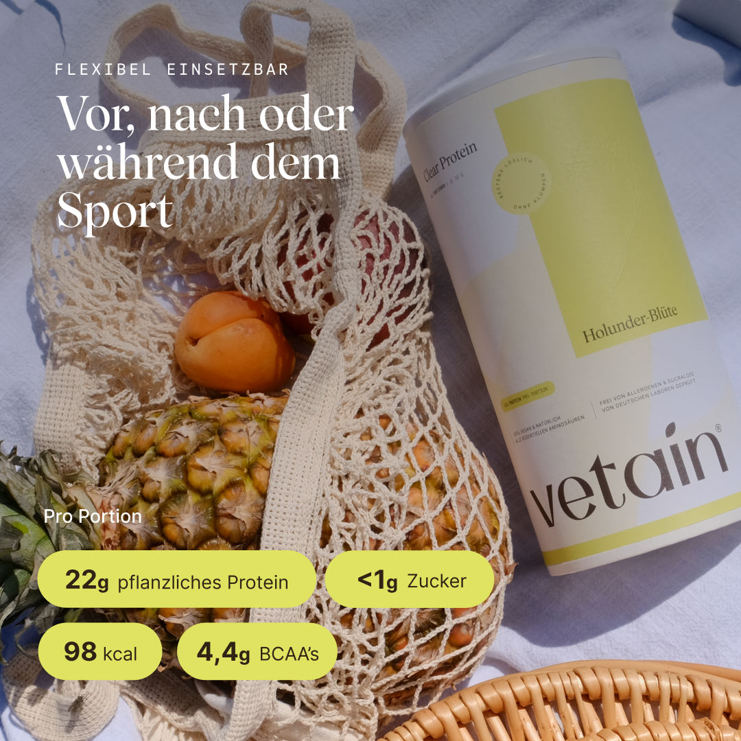 Vetain Clear Protein Vegane Sambuco 480g