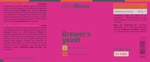 GymBeam Lievito di Birra compresse 500 mg 90 cpr vitamine B