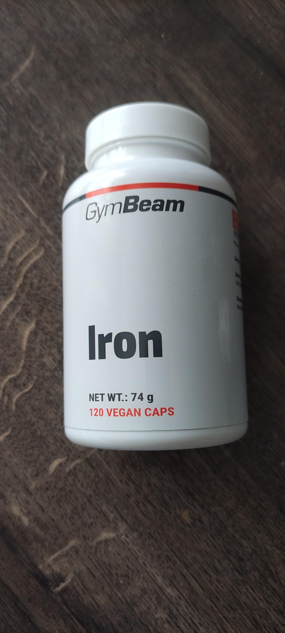 GymBeam Ferro Vegano Capsule Integratore Energia