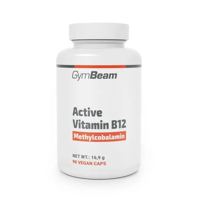 GymBeam Vitamina B12 Metilcobalamina 60 cps energia