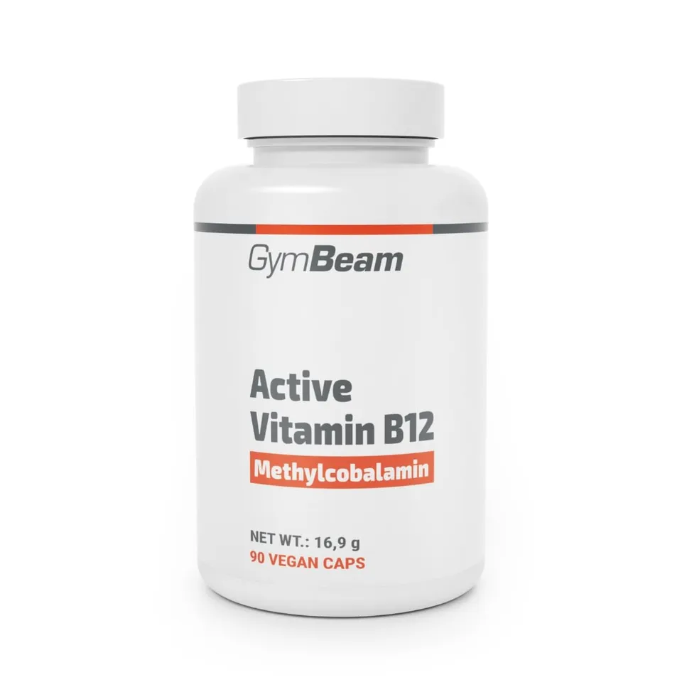GymBeam Vitamina B12 Metilcobalamina 60 cps energia
