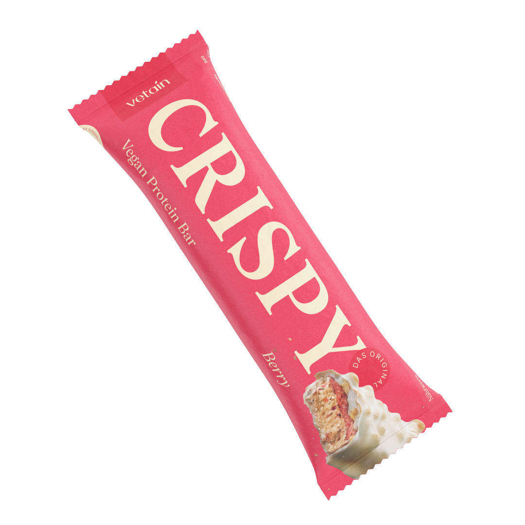 Vetain Crispy barretta proteica vegana Berry snack monoporzione