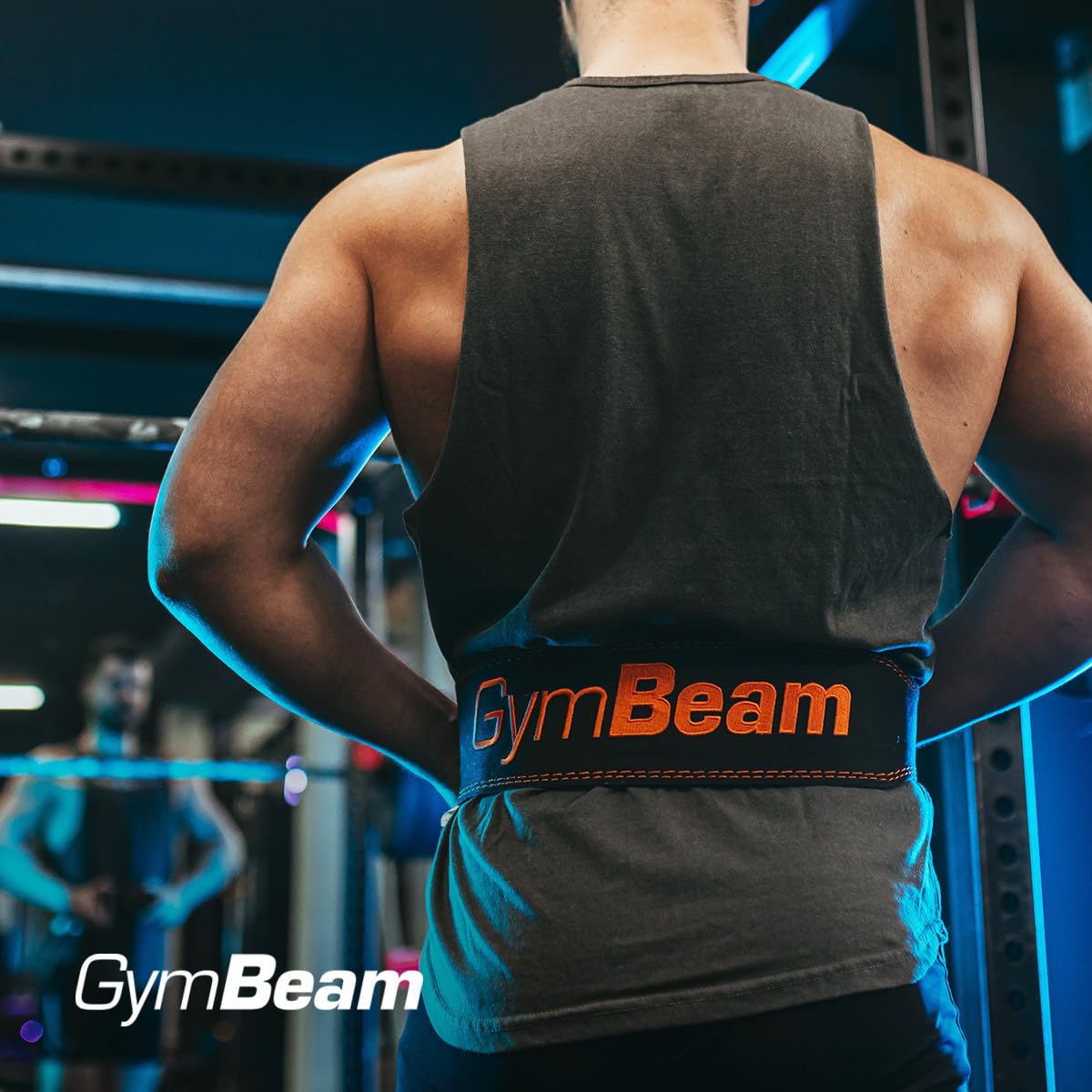 GymBeam Jay Cintura Palestra Finta Pelle Fibbia Powerlifting