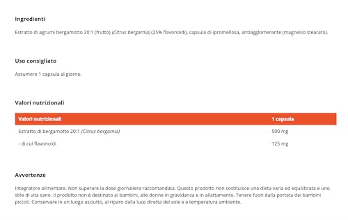 GymBeam Estratto Bergamotto Capsule Vegane Flavonoidi 25%