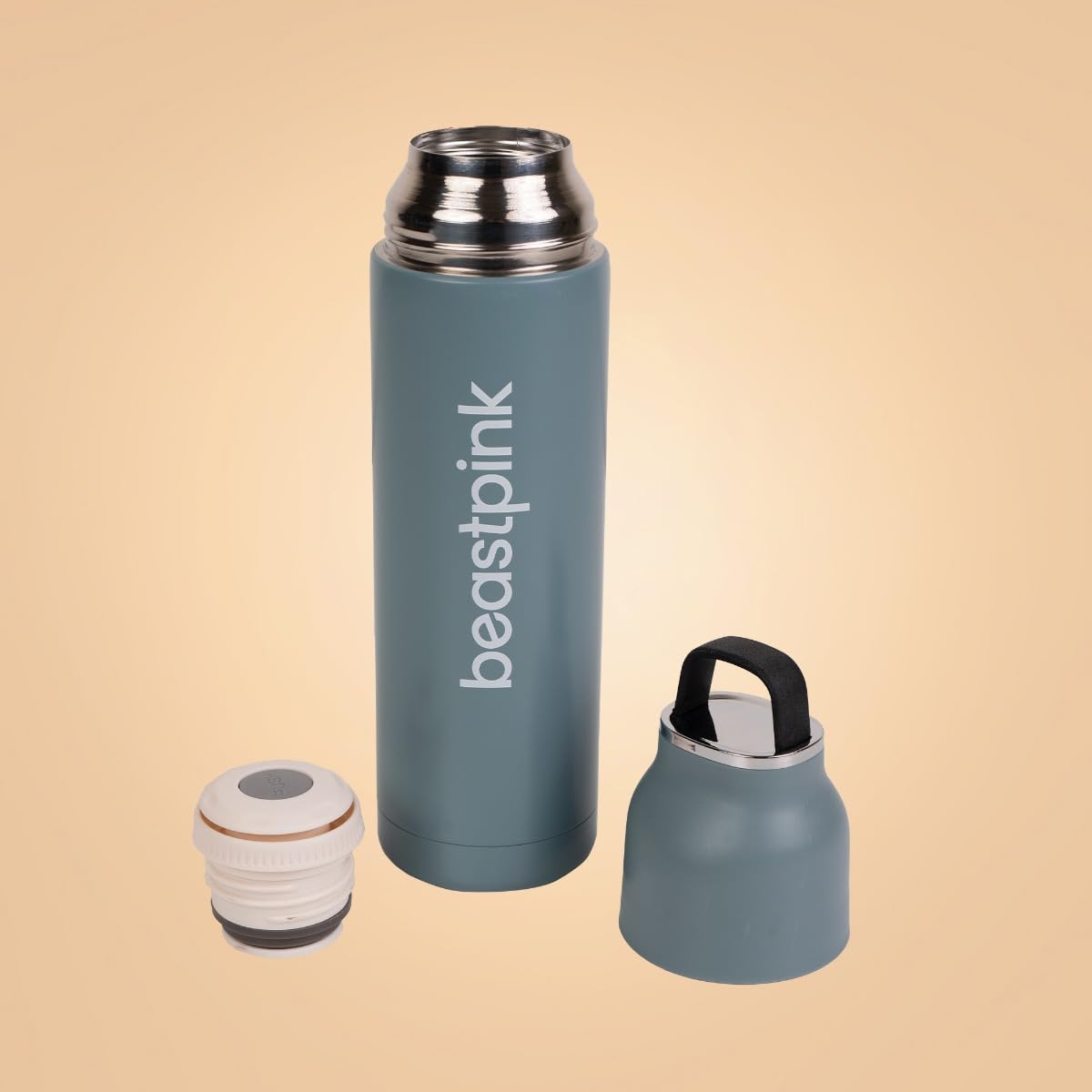 GymBeam Sense Borraccia Termica 500ml Acciaio 12 Ore Click-Clack