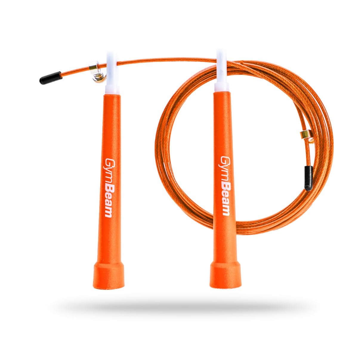 GymBeam Corda Saltare 301cm Acciaio Regolabile Nera Cardio HIIT