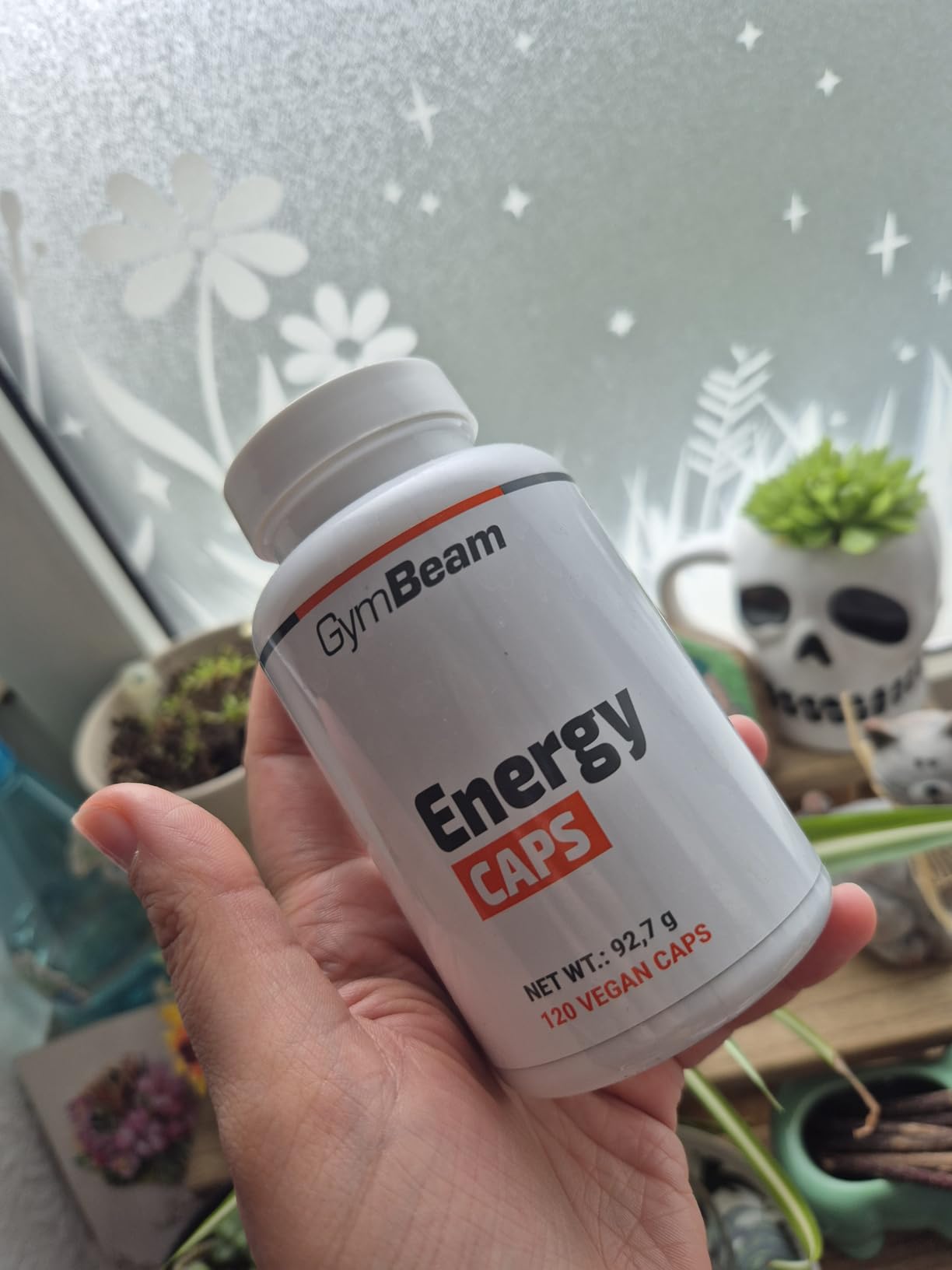 GymBeam Energy CAPS Capsule Caffeina Guaranà 60 Capsule
