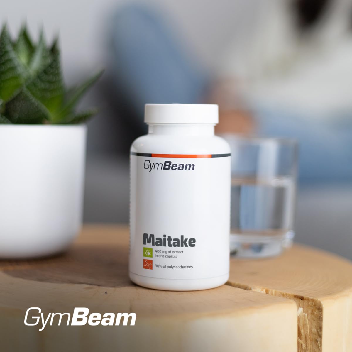 GymBeam Maitake Integratore 90 Capsule Vegano Polisaccaridi