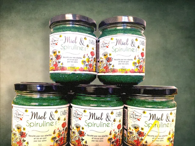 Spiruline de Brocéliande Miele Primavera Spirulina Vasetto 250 g
