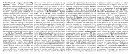 GymBeam Vitamine Micro D3 2000 UI capsule rilascio graduale