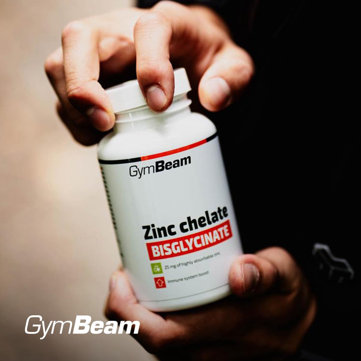GymBeam Zinco Bisglicinato 15 mg Integratore 90 Compresse