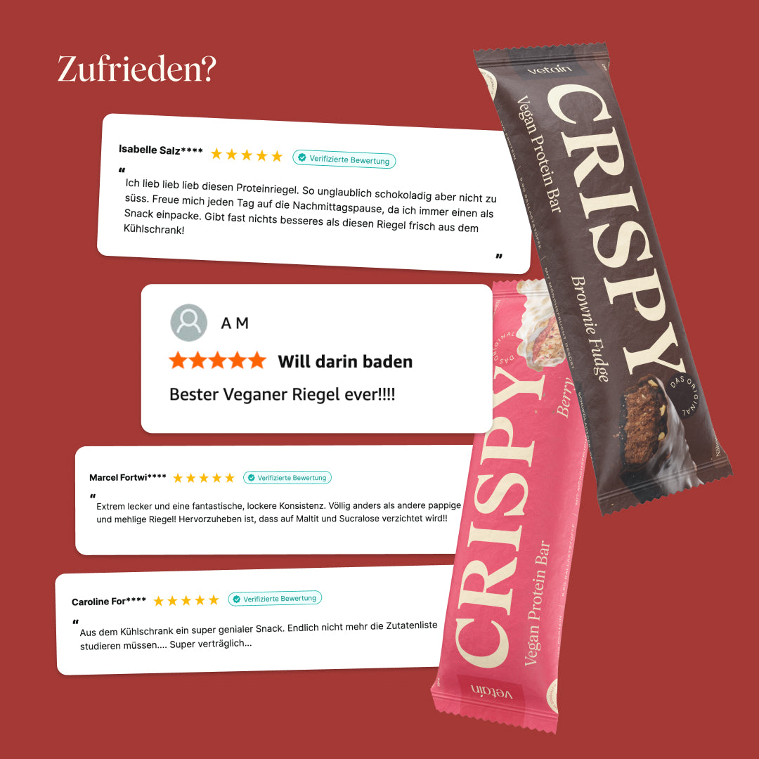 Vetain Proteinriegel Crispy Mixed Box barrette 12 pz gusti misti