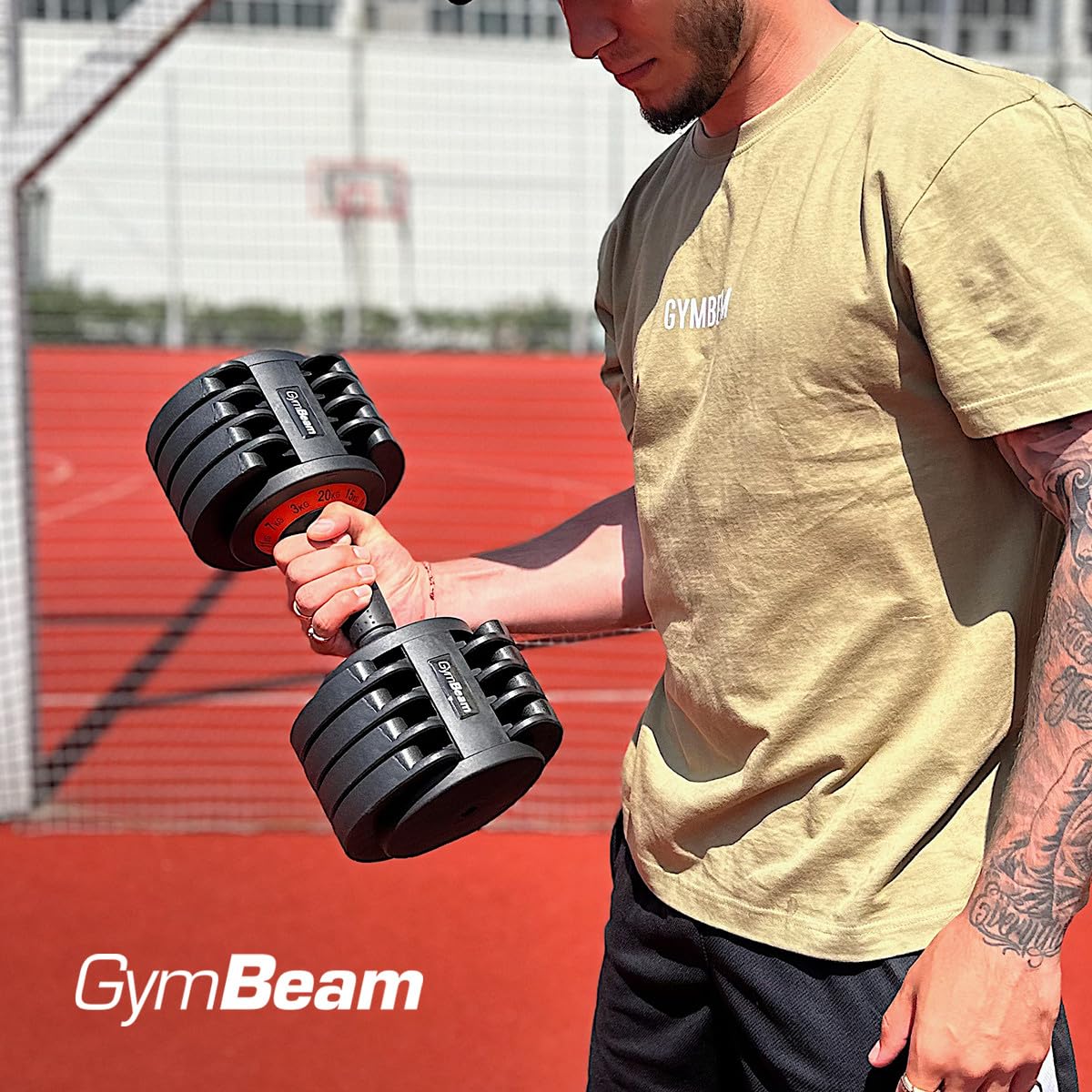 GymBeam Manubrio Regolabile 3-20 kg Antiscivolo Forza