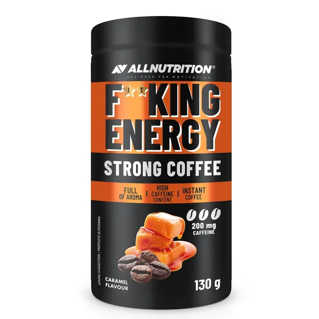 AllNutrition FitKing Energy Strong Caffè Istantaneo Caramello 130g