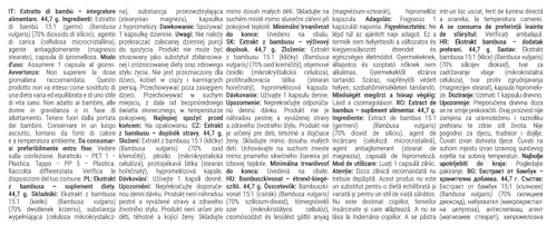 GymBeam Estratto Bambù capsule 60 cps silice 70%