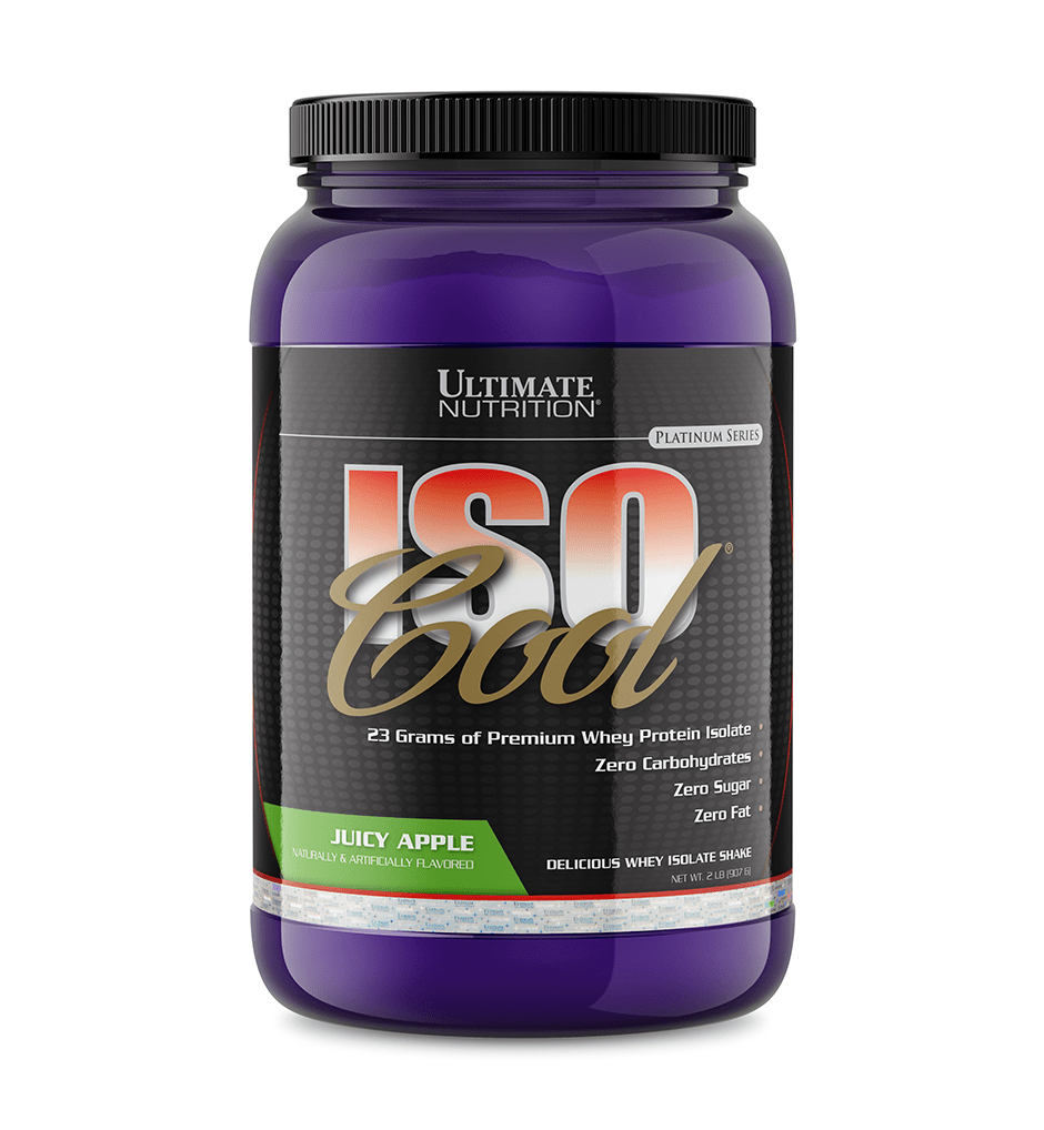 Ultimate Nutrition Isocool Whey Isolate Proteine Vaniglia 2 lbs Zero