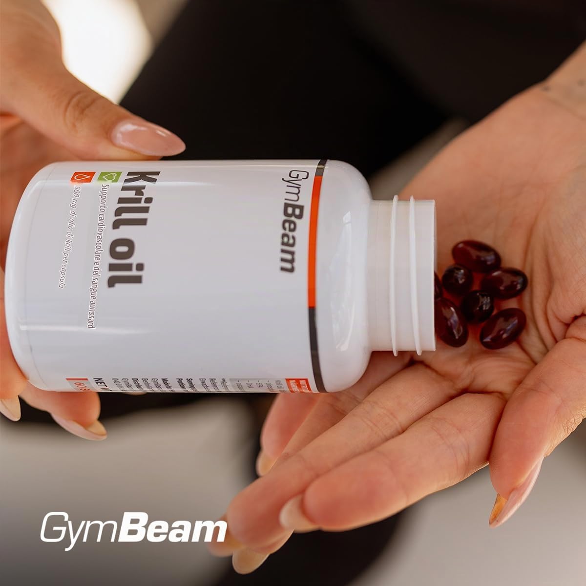 GymBeam Grassi Sani Olio di Krill Capsule 60 cps EPA DHA