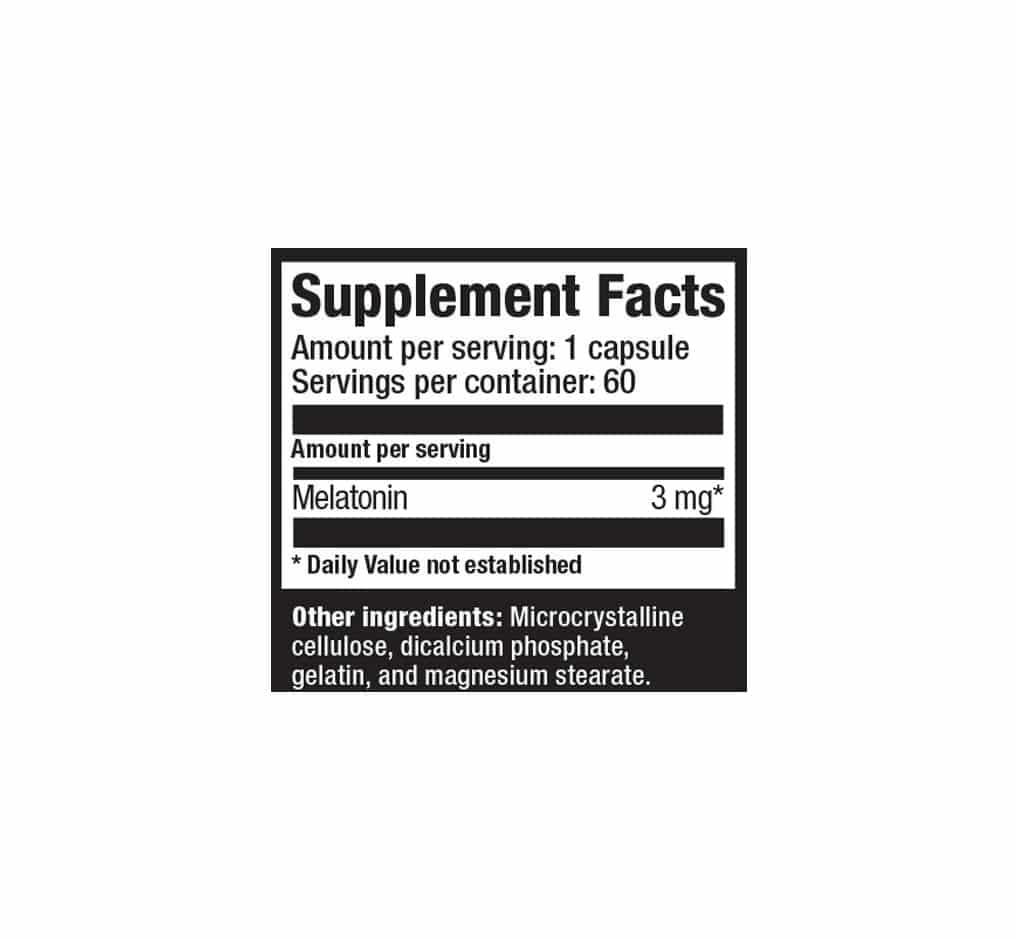 Ultimate Nutrition Melatonin Integratore Sonno 3mg
