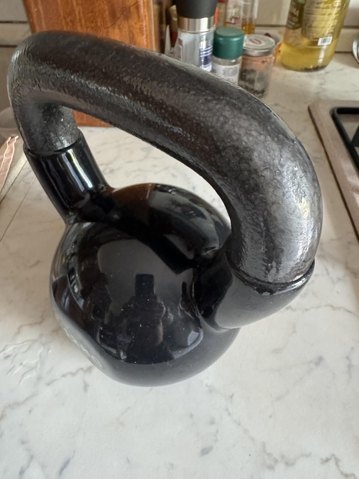 GymBeam Kettlebell 16 kg Attrezzo Fitness Ferro Vinile