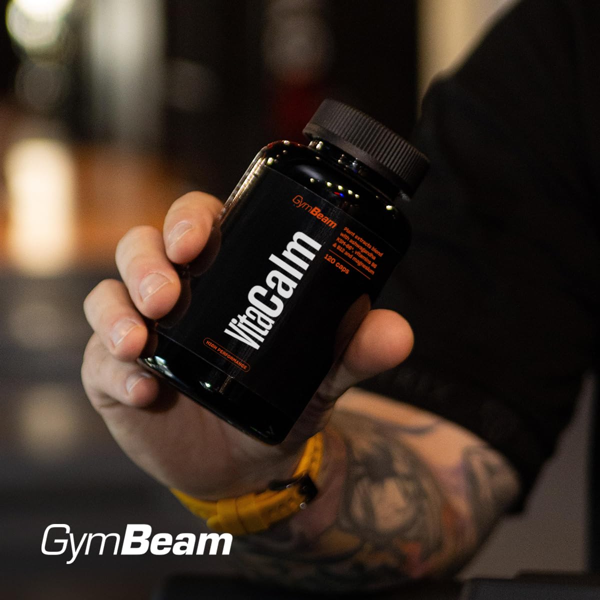 GymBeam VitaCalm 120 Cps Ashwagandha KSM-66 Stress
