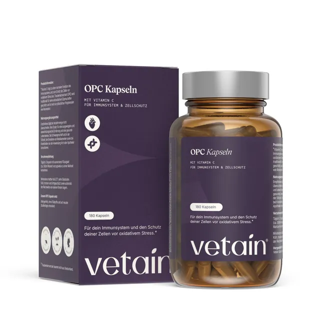 Vetain OPC Capsule Antiossidante 180 Capsule Semi Uva