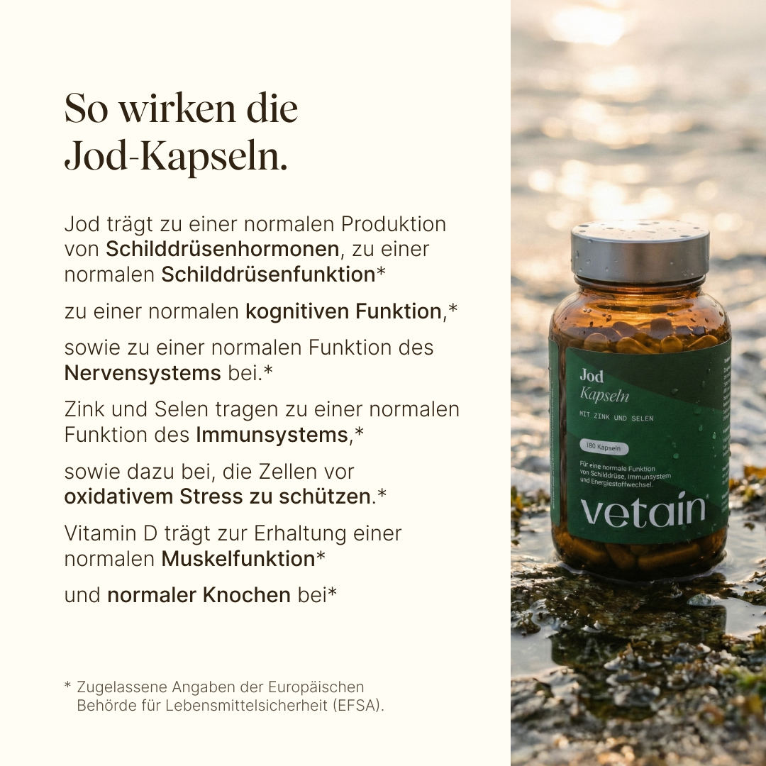 Vetain Jod-Komplex iodio capsule 180 capsule D3