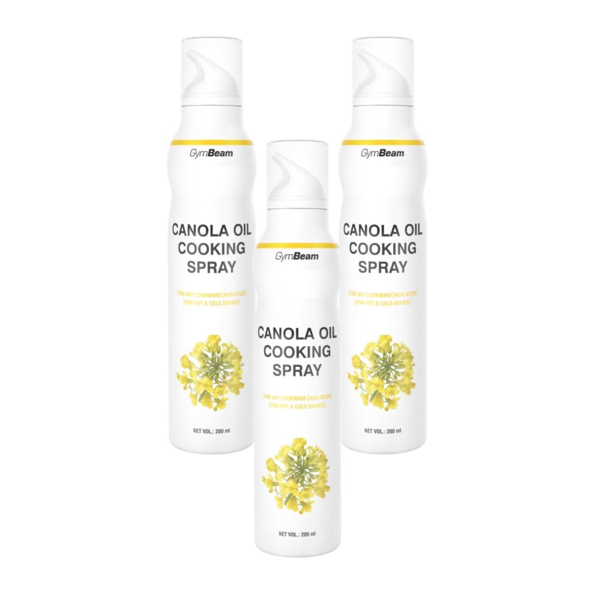 GymBeam Olio di Canola Spray 200 ml grassi insaturi