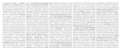 GymBeam Estratto di Iperico Integratore 90 Capsule Umore