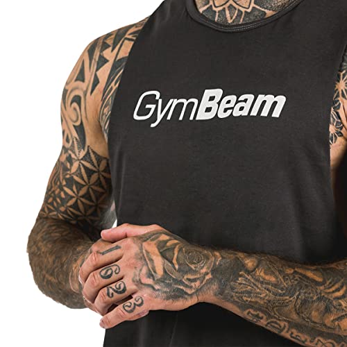 GymBeam Cut Off Canotta Uomo Nero M traspirante
