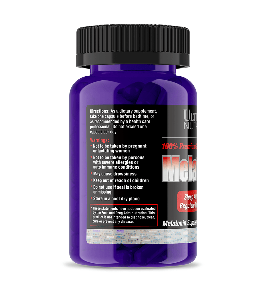 Ultimate Nutrition Melatonin Integratore Sonno 3mg