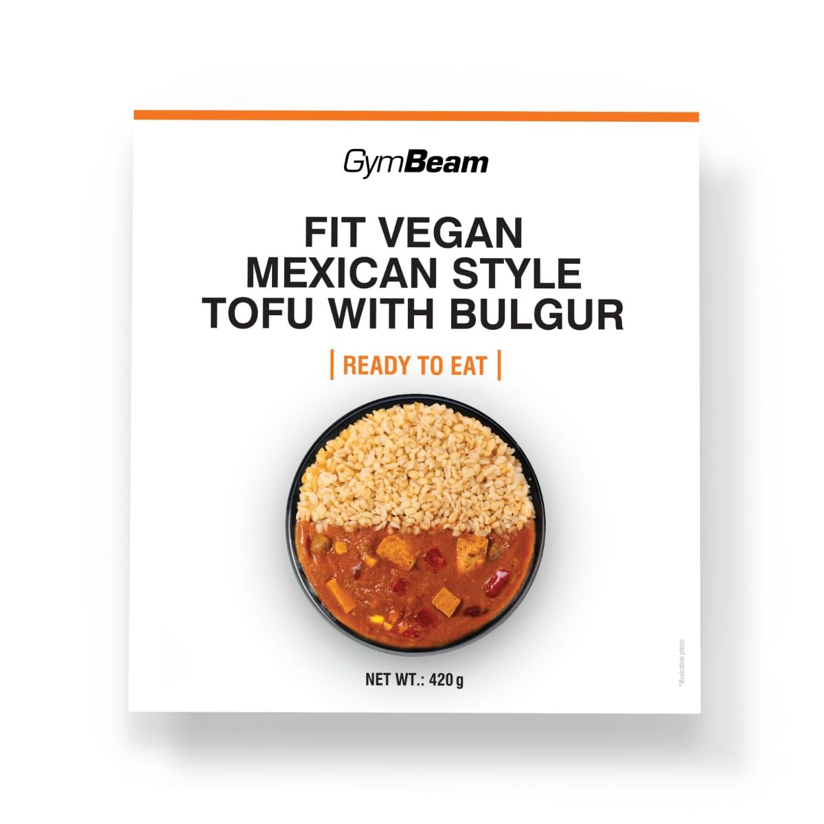 GymBeam FIT Tofu Messicana Bulgur Piatto Pronto Vegano 25,7 g