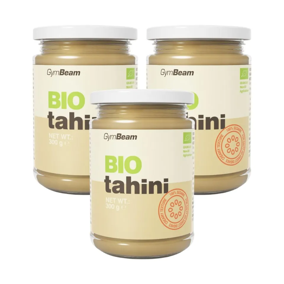 GymBeam Alimentazione Crema Tahini BIO 3x300g low carb