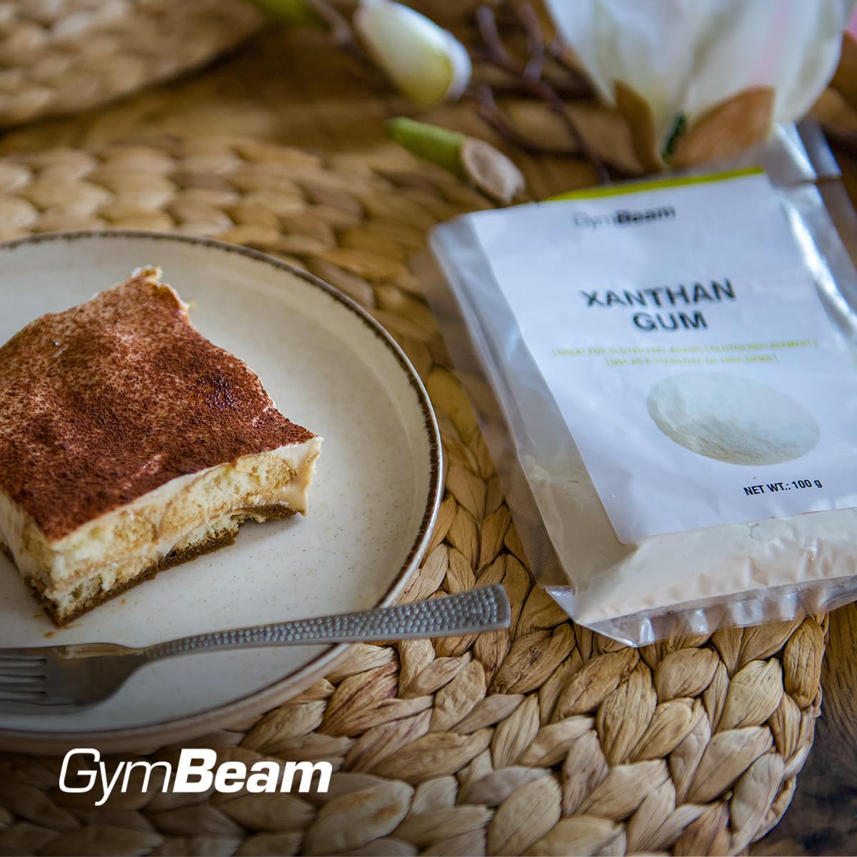 GymBeam Gomma di Xantano 100g 5 Pezzi Senza Glutine
